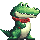 鳄鱼走gif